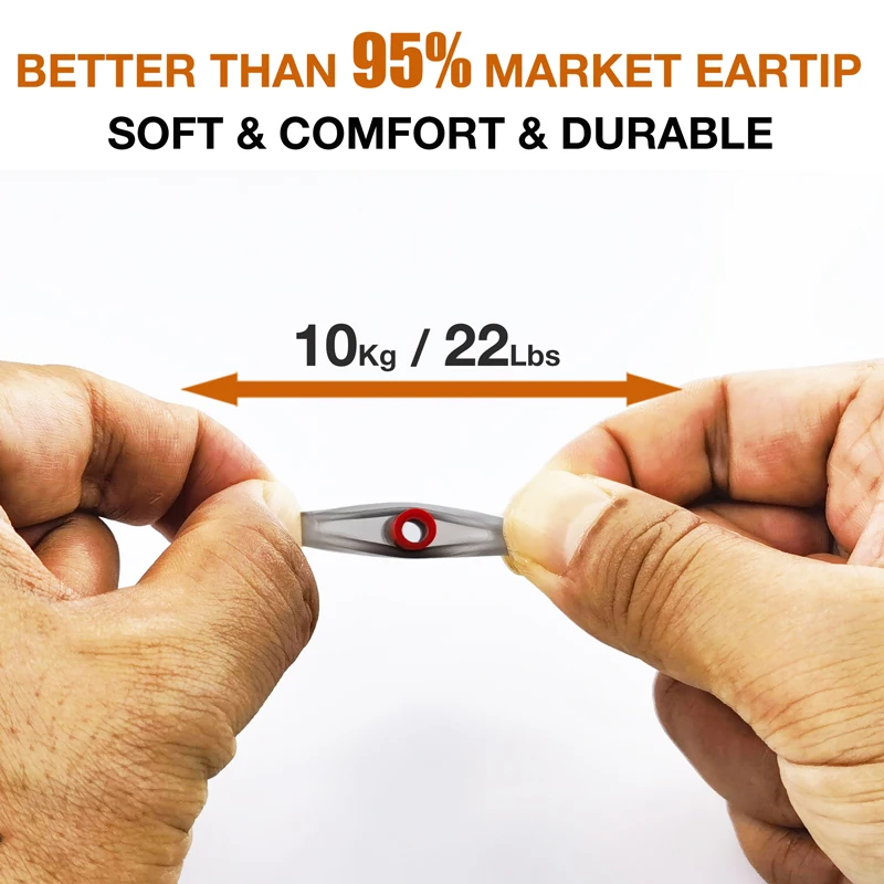 Replacement Earbud Tips for SoundPEATS Air5 Pro / Air5 Pro+ / Air4 Pro / Capsule3 Pro Earbuds Eartips Accessories