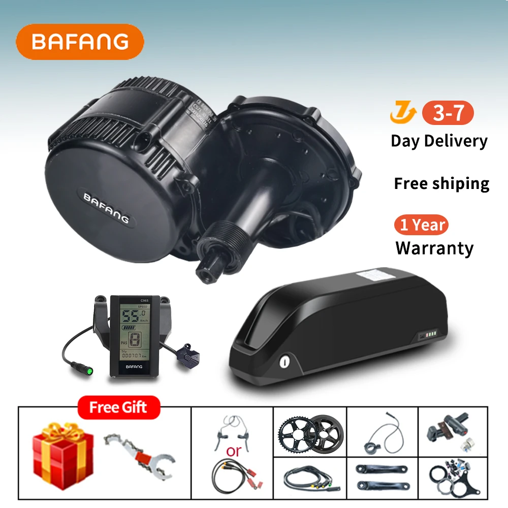 Front Hub Motor Bafang Kit 36V 48V 500W Con Motore Centrale Bafang