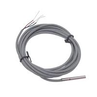 Stainless Steel Inductive Proximity Sensor Switch Three Wire IP65 Mini Waterproof Proximity Switch with 2m Cable NPN PNP NO NC 4