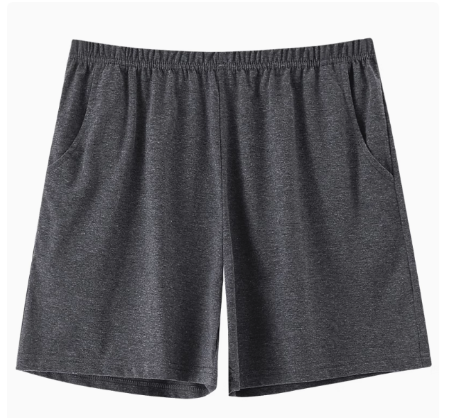 Pajama Pants Women's Shorts Summer Pure Cotton Thin Dark Gray