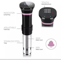 110V Slow Cooker Heater with LED Digital Display 1100W Sous Vide Cooker Immersion Circulator Accurate Cooking IPX7 Vacuum Cooker 1