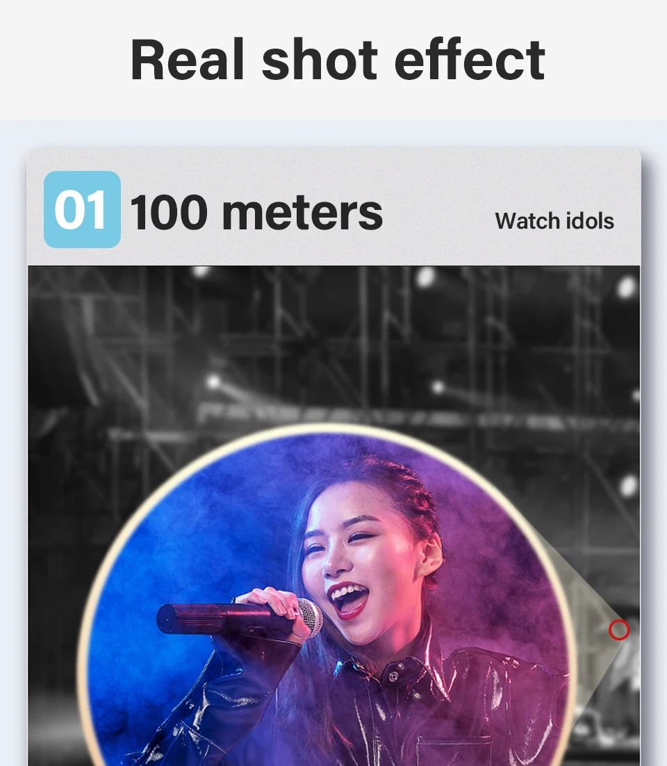 Sa86eb5a5881143779223b73bf489b8bb3 80x100 HD ZOOM potężny teleskop monokularowy daleki zasięg pryzmat Bak4 z klipsem statyw na telefon polowanie na obserwację ptaków na kempingu