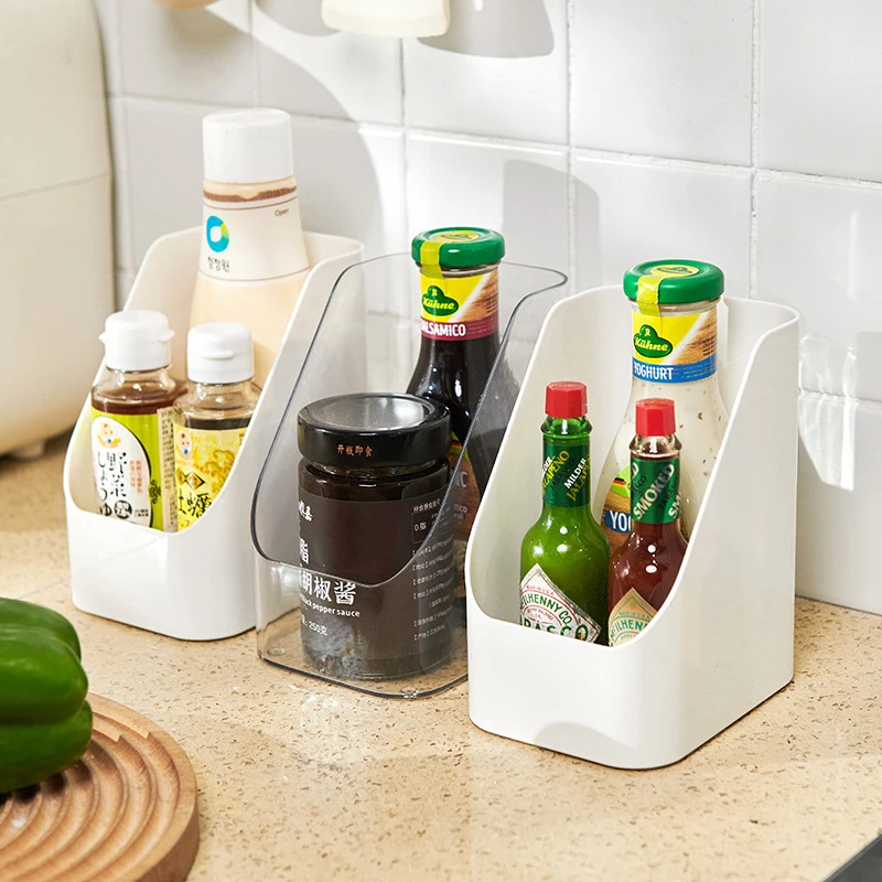 

Desktop Compartment Storage Box Kitchen Seasoning Bottle Storage Box Refrigerator Organizer Cosmetics Facial Mask Storage Box
