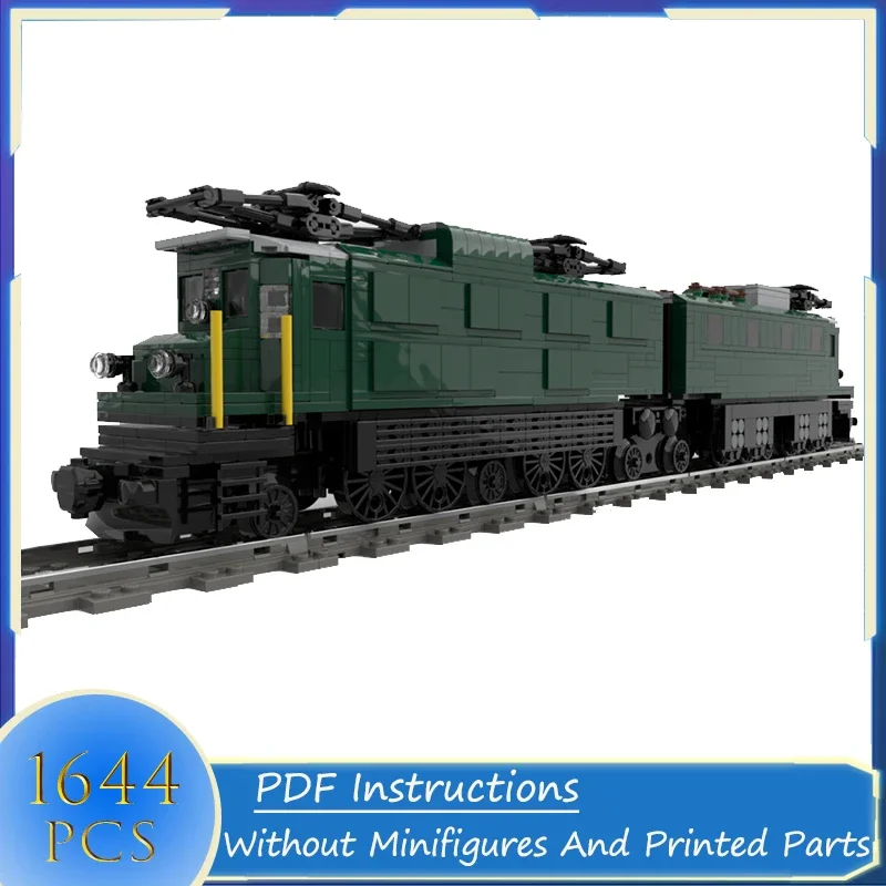 

Building Blocks SBB Ae 8/14 the Giant Train Model MOC Bricks DIY Assemble Bricks Transportation Creative Education Toys Gifts