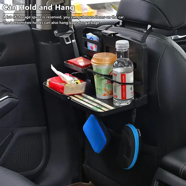 Vassoio Da Pranzo Multifunzionale, Porta Bevande, Vassoio Per Auto - Foto 10