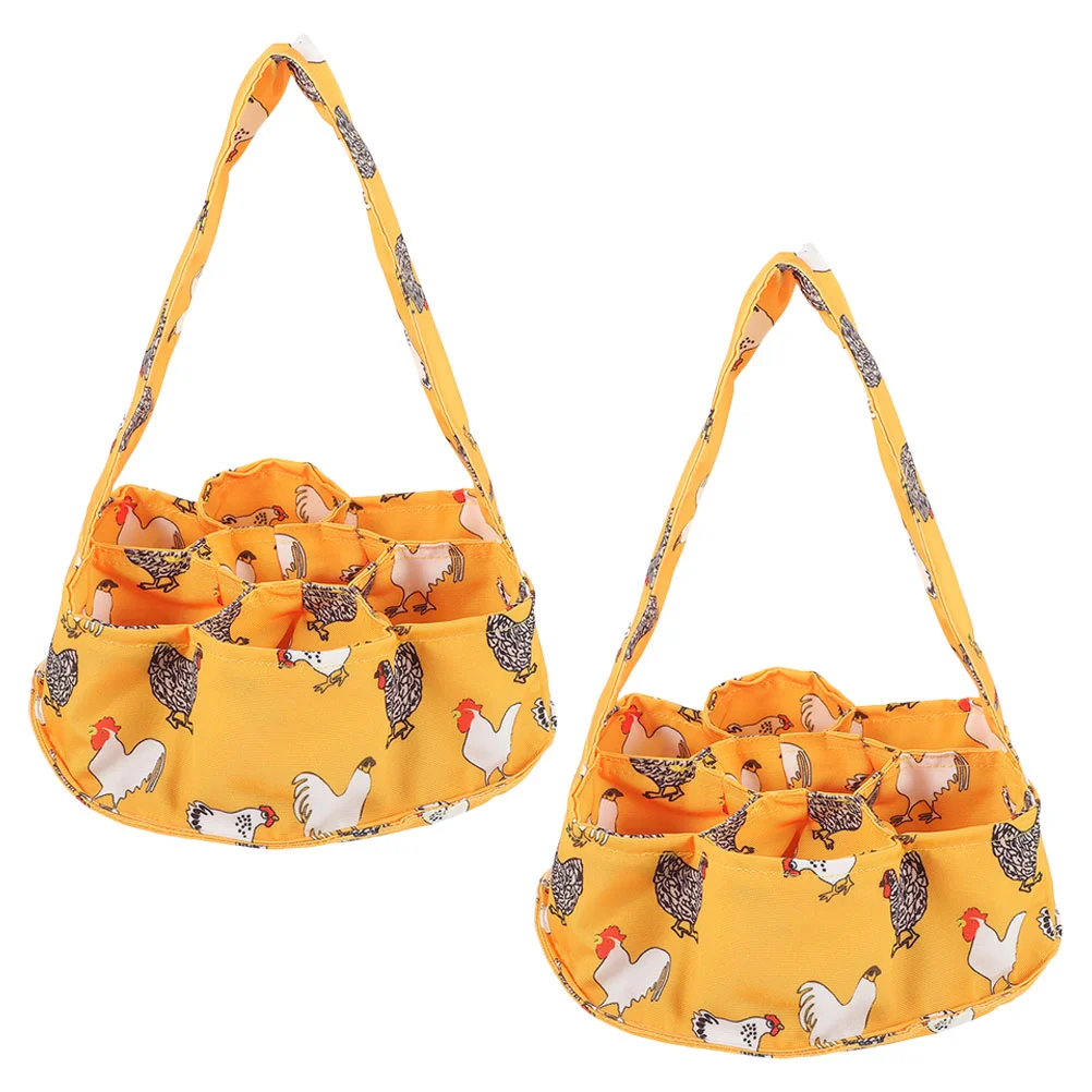 

2pcs Egg Baskets Egg Bags For Fresh Eggs Collection Egg Basket Bags Fabric Eggs Bags