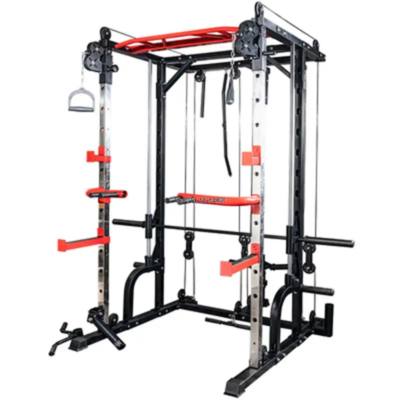 Rack Da Allenamento Multifunzionale Per Uso Domestico Smith Machine Attrezzatura Per Il Fitness Completa Smith Training Rack