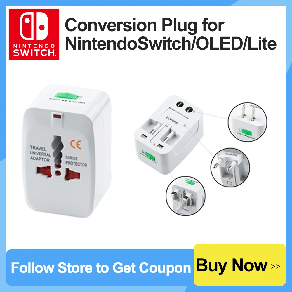 Conversion Plug for Nintendo Switch OLED Lite Compatible with Various