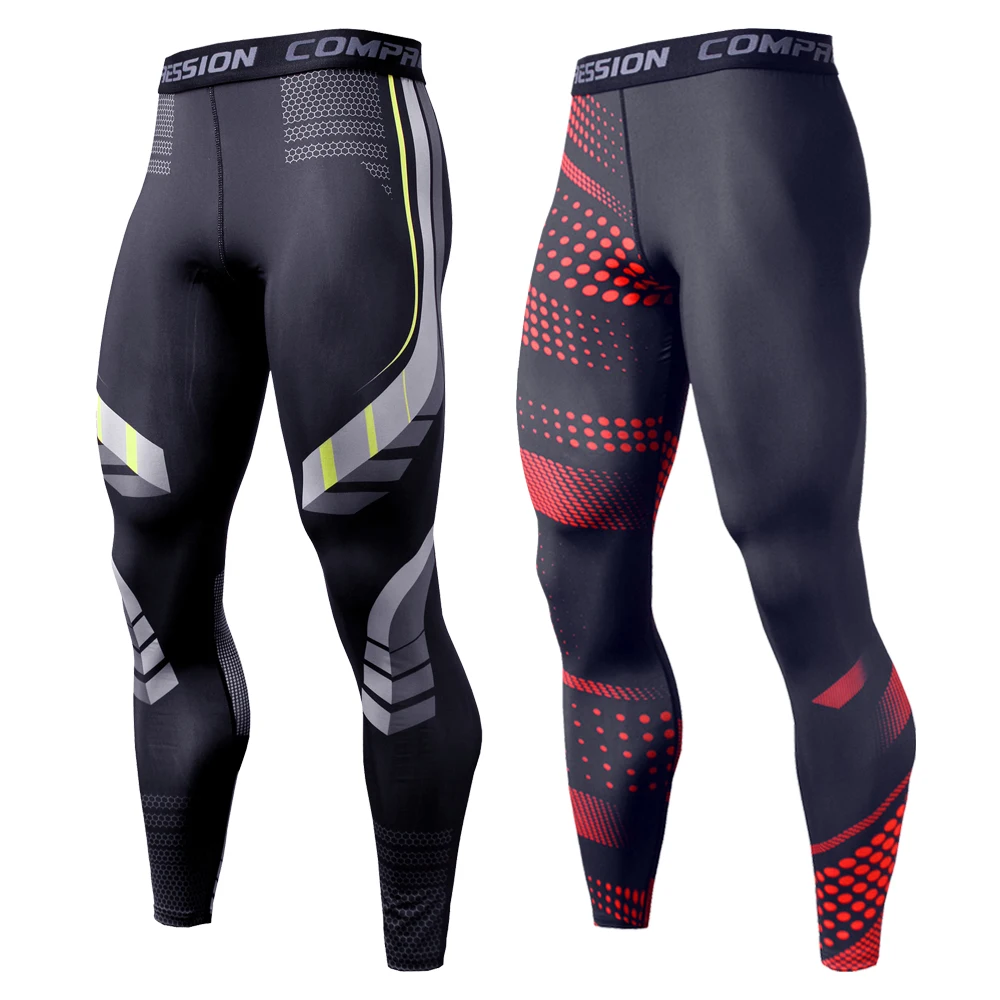 Men's Sweatpants Compression Quick Dry Fitness Sport Leggings Men ...