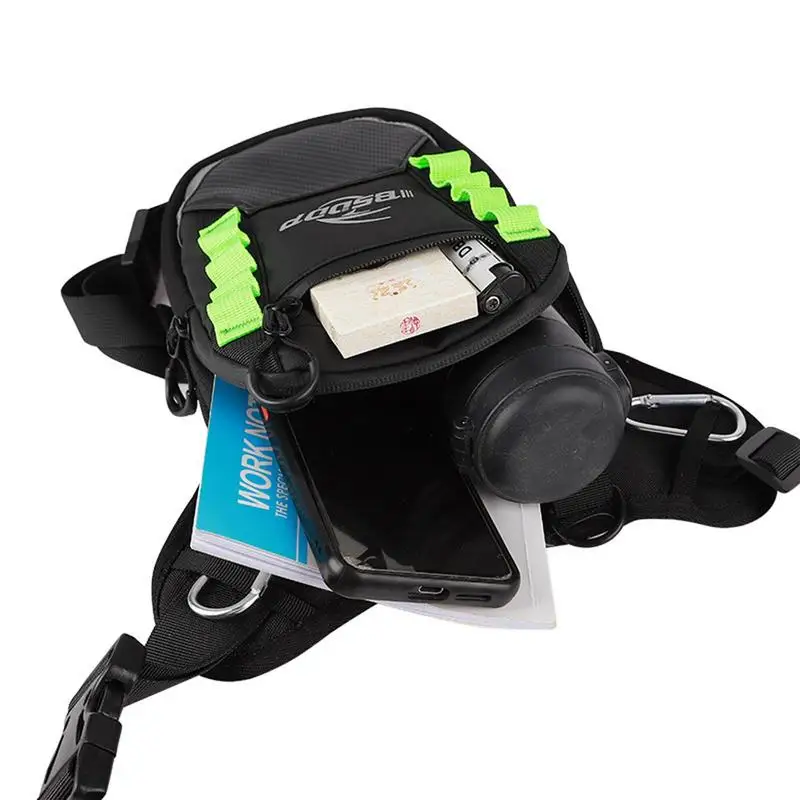 

Leg Bag For Men Thigh Pack Multifunctional Motorcycle Equipment Night Reflective Strip Design Waterproof Fabric And Scalable