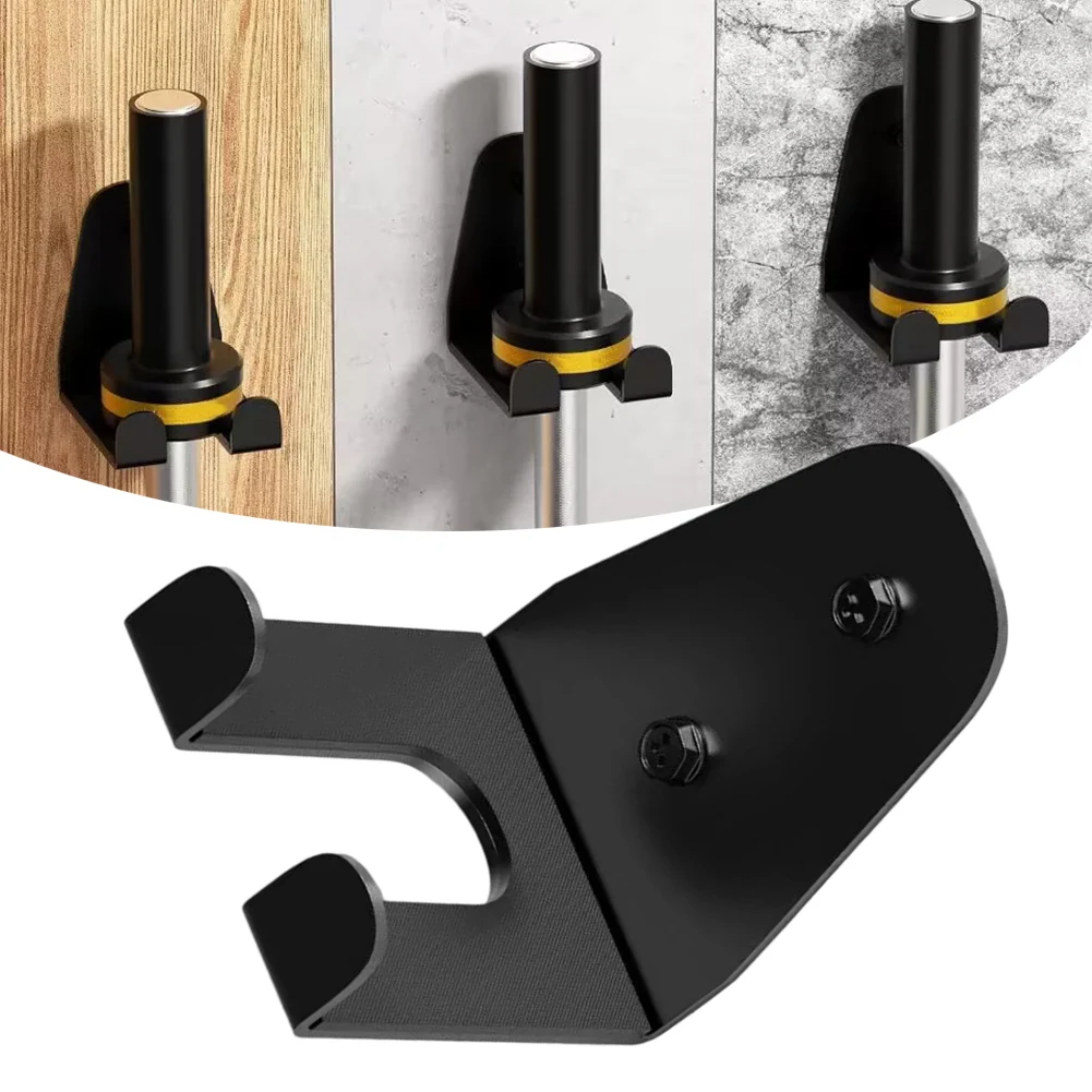 Vertikaler Wandhalter für Fitnessstudio-Langhantelständer, passend für Stangen, Durchmesser 25 bis 33 mm, rostfreier Stahl mit Gummischutz – Detail 6