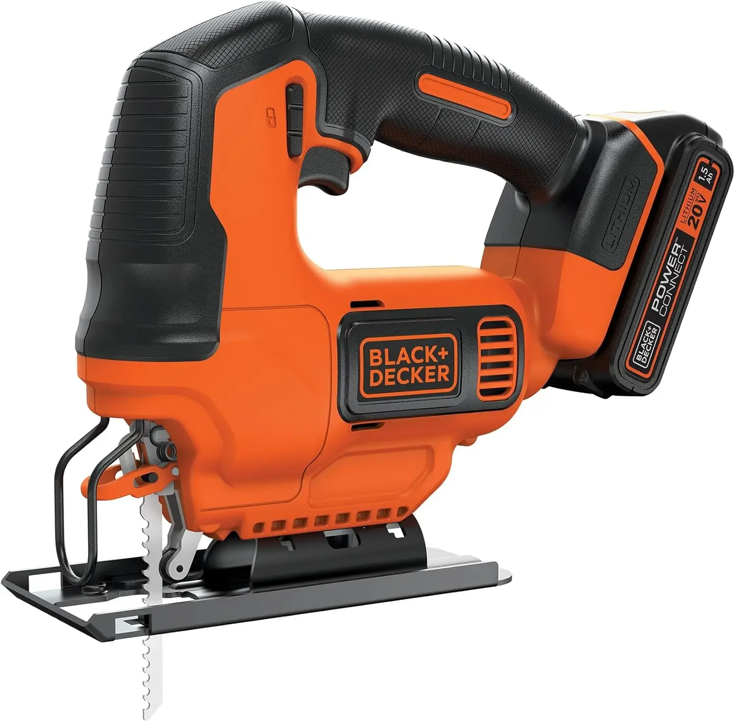 Portable 20V MAX* POWERCONNECT Cordless Jig Saw (BDCJS20C)