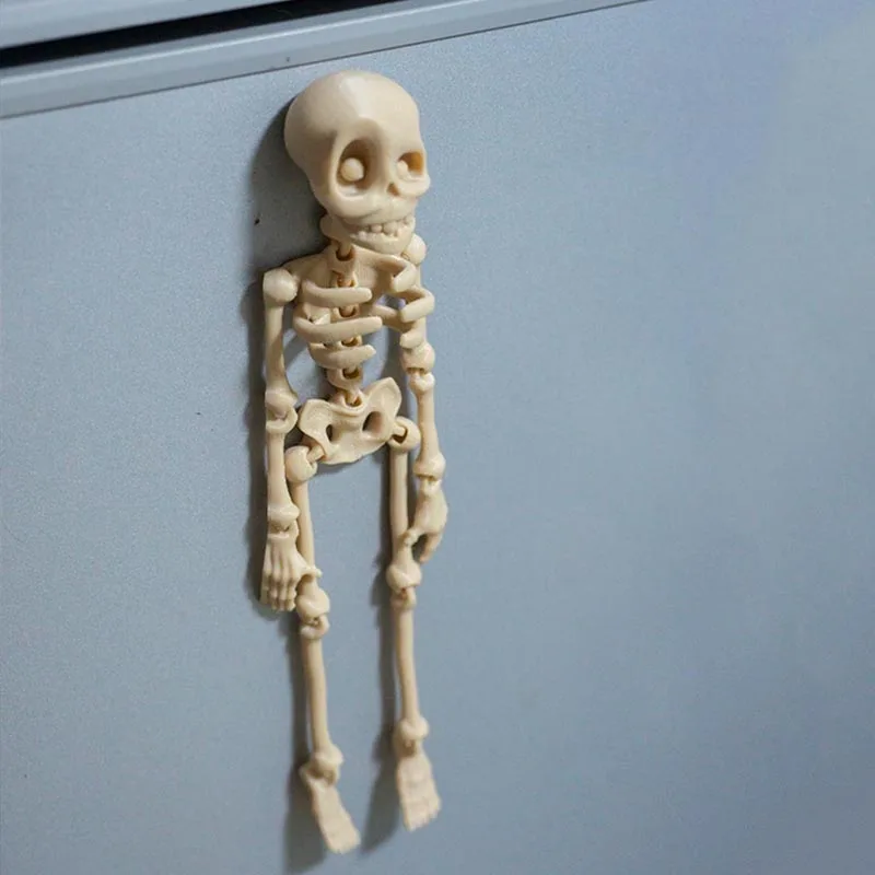 3D Printed Skeleton Human Joint Fidget Toy Rotatable Articulated Office Desktop Refrigerator Ornament Adults Kid Toy Crafts Gift