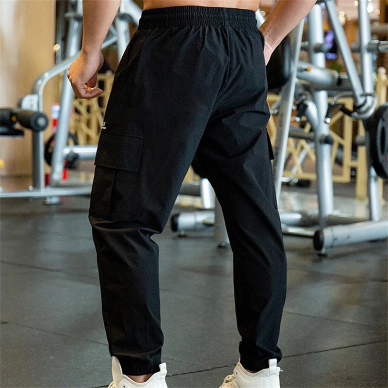 High Quality Men Running Fitness Sweatpants Male Casual Outdoor Training Sport  Long Pants Jogging Workout Trousers Bodybuilding - Running Pants -  AliExpress