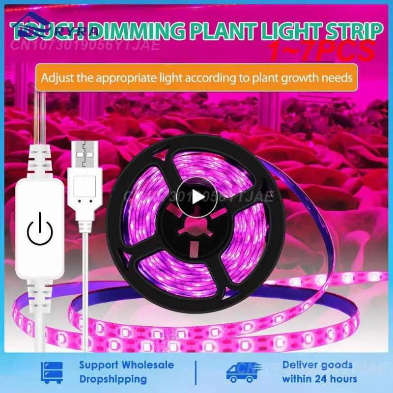 

1~7PCS Phyto Lamp Full Spectrum Plant Growth Light Led Grow Strip Light Greenhouse Phytolamp for Plants Hydroponics Growing