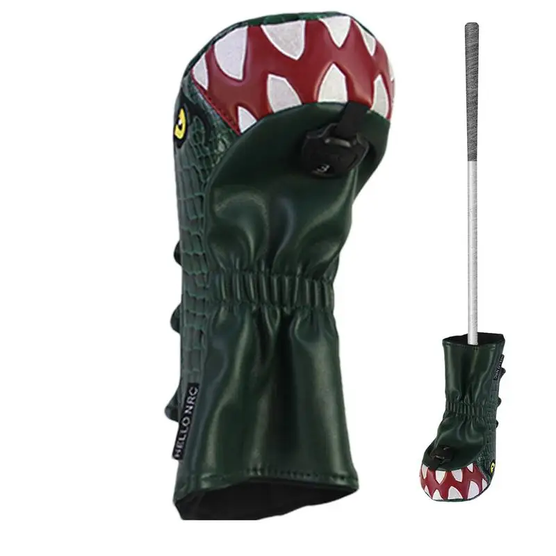 

Dinosaur Driver Headcover PU Leather Tyrannosaurus Rex Driver Covers Durable Putter Head Covers For Most Clubs Golf Accessories