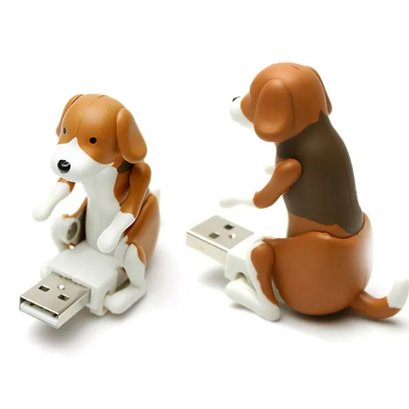 휴대용 미니 USB 재미 있은 허핑 스팟 개 장난감, 압력 완화 선물