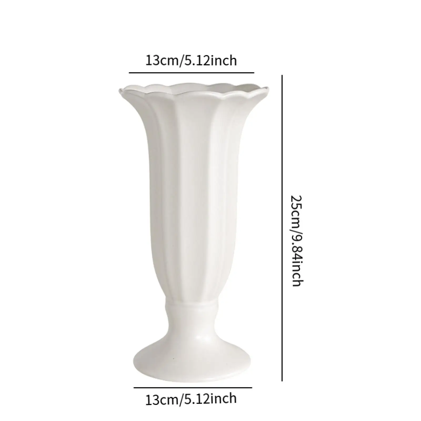 Flower Vase Floral Arrangement Minimalist Aesthetic Modern Container Centerpiece