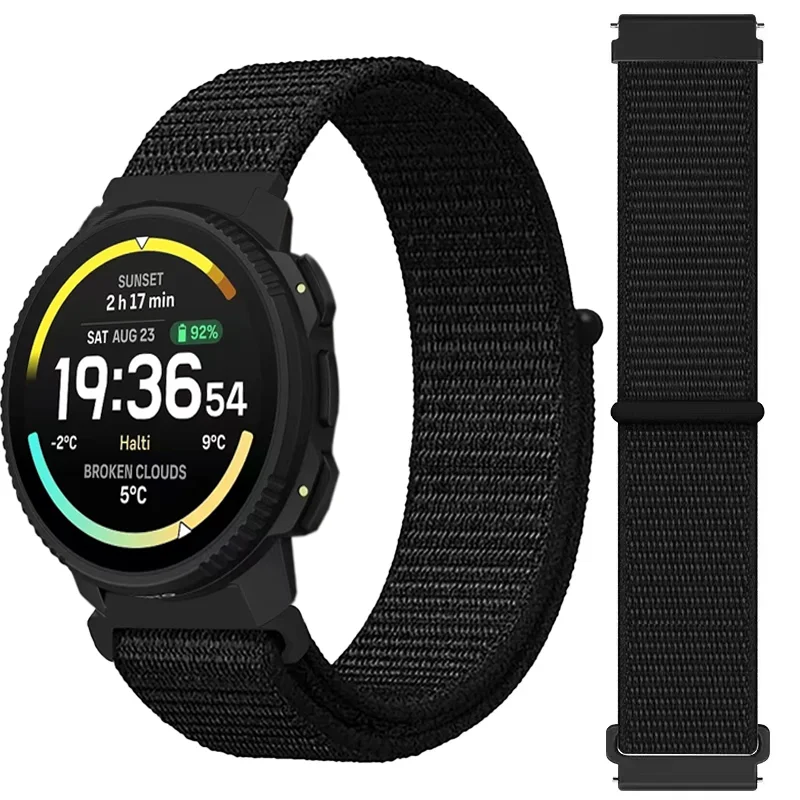 Nylon Loop Strap - 20mm/22mm Adjustable Sports Watch Band