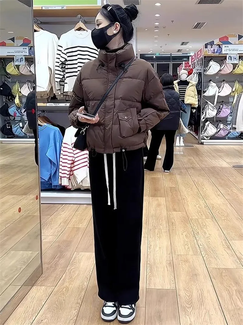 This Year Women's Short Cotton-padded Coat Popular Winter Female Down Parkas 2025 High Sense Small Casual Down Cotton Bread Coat