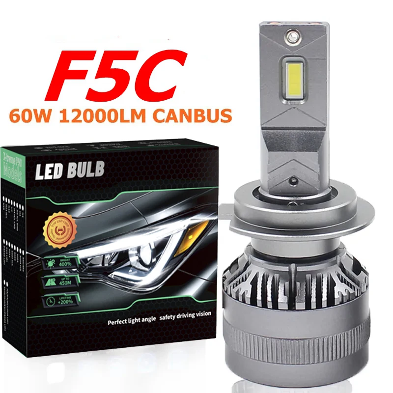 LED Car Headlights 120W 12000LM H7 H11 9005 9006 H1 LED Bulbs Headlight Kit Fog Light H4 H8 H16