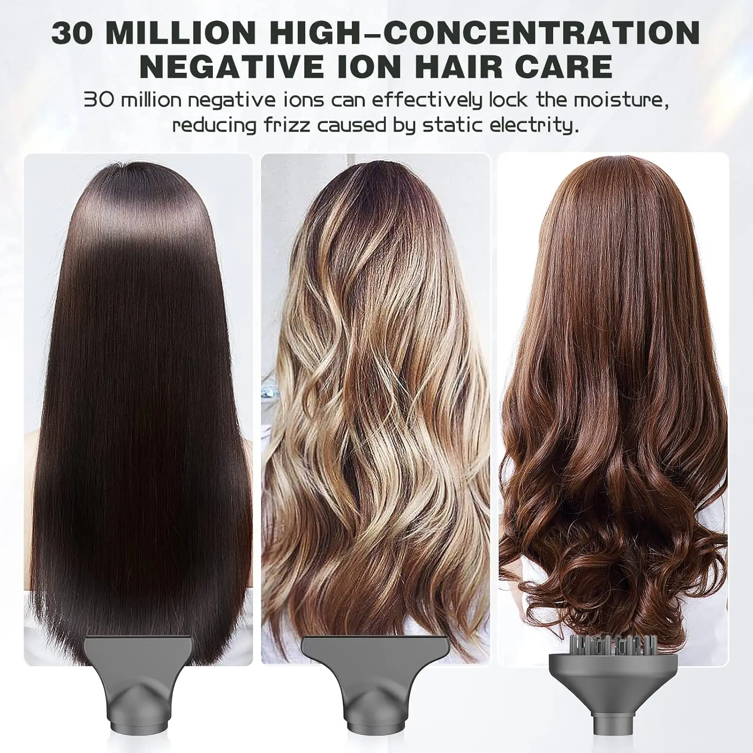 Dryer, Blow Dryer, Professional Dryer with Diffuser, Ionic Dryers for women, High Speed Hair Dryer for