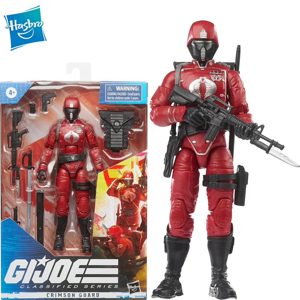 

In Stock Hasbro G.I. Joe Classified Series Crimson Guard Anime Action Figure Collection Model 6-Inch Toy Gift F4027