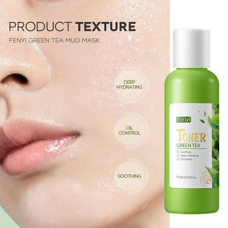 FENYIGreenTeaFaceTonicHydrationSmoothFacialTonerSkinCareAnti