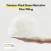 Twisted Flower White 100% Goose Down Pillow Sleep Gift Down-proof Queen King 100% Cotton White Neck Protection Bed Pillows 3