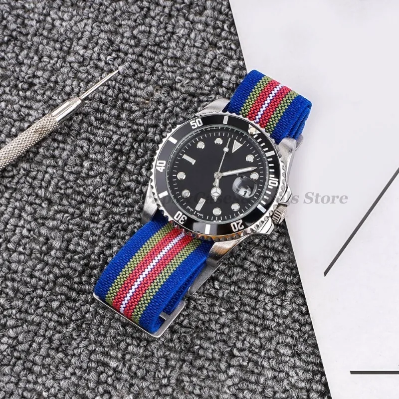 Versatile Parachute Elastic Nylon Watch Strap - Outdoor Sport & Military Style Accessory