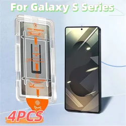 4 - Pack High - Definition Tempered Glass Screen Protectors - Ultra - Durable 9H Hardness Protection - Galaxy S20 FE