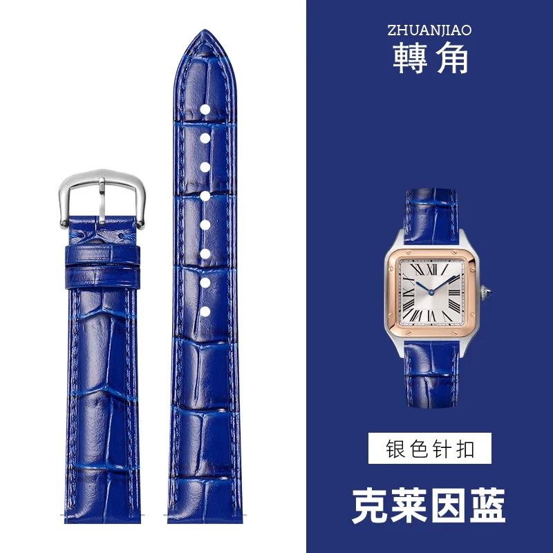 Premium Quality Waterproof Genuine Leather Watchband - Adjustable Watch Strap Bracelet Accessories