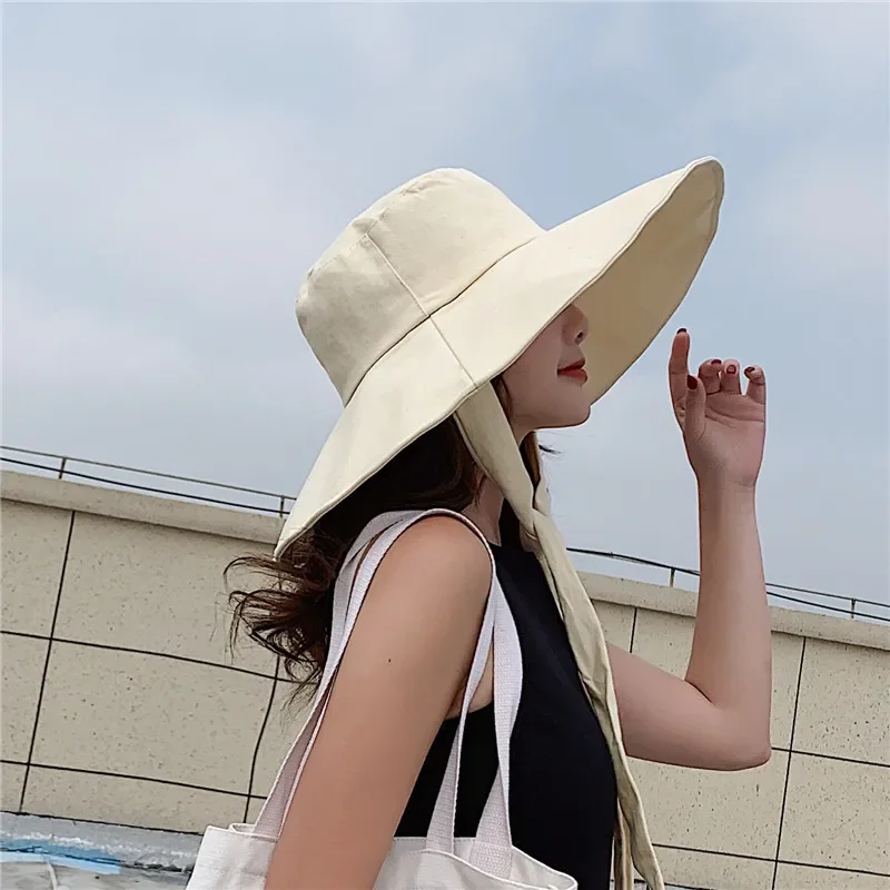 Japanese Sunshade: Women's Spring/Summer Oversized Foldable Sunscreen Hat