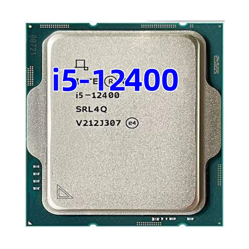 Core I5-12400F I5 12400 F 2.5 Ghz 6-Core Processore Cpu A 12 Thread Lga 1700 L3 = 18M 65W