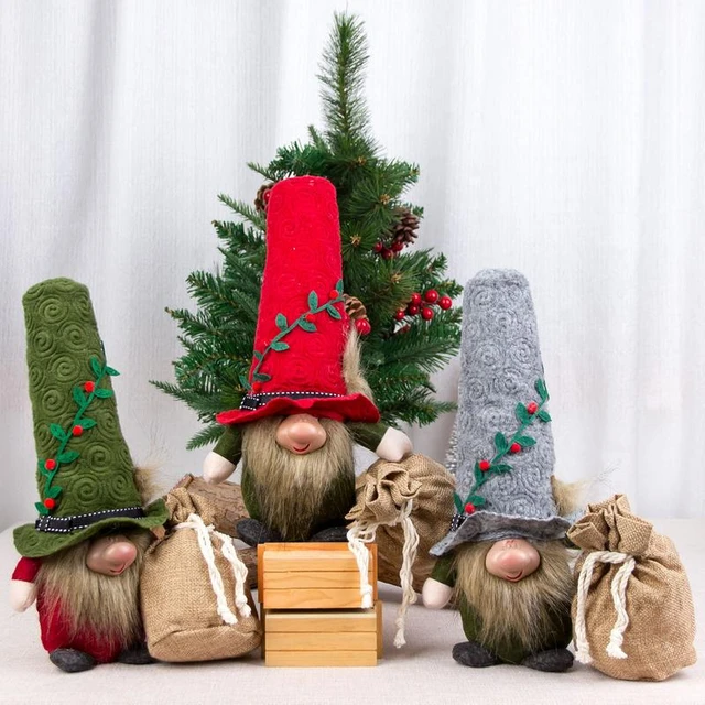 Swedish Gnome Christmas Decorations -Tomte - Scandinavian Elf