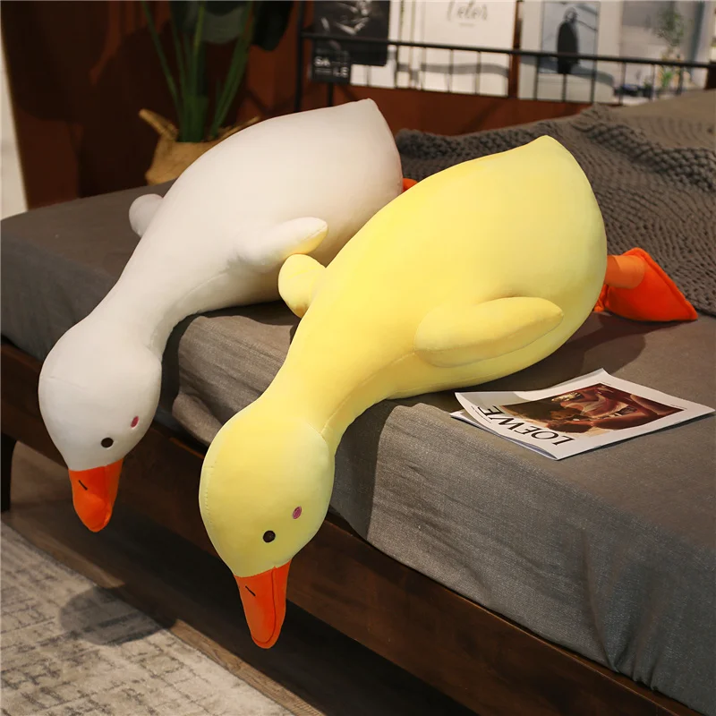 

Kawaii Big White Goose Plush Toy Stuffed Animals Duck Soft Cute Sleeping Pillow Doll Christmas Gifts for Kids Baby Girls