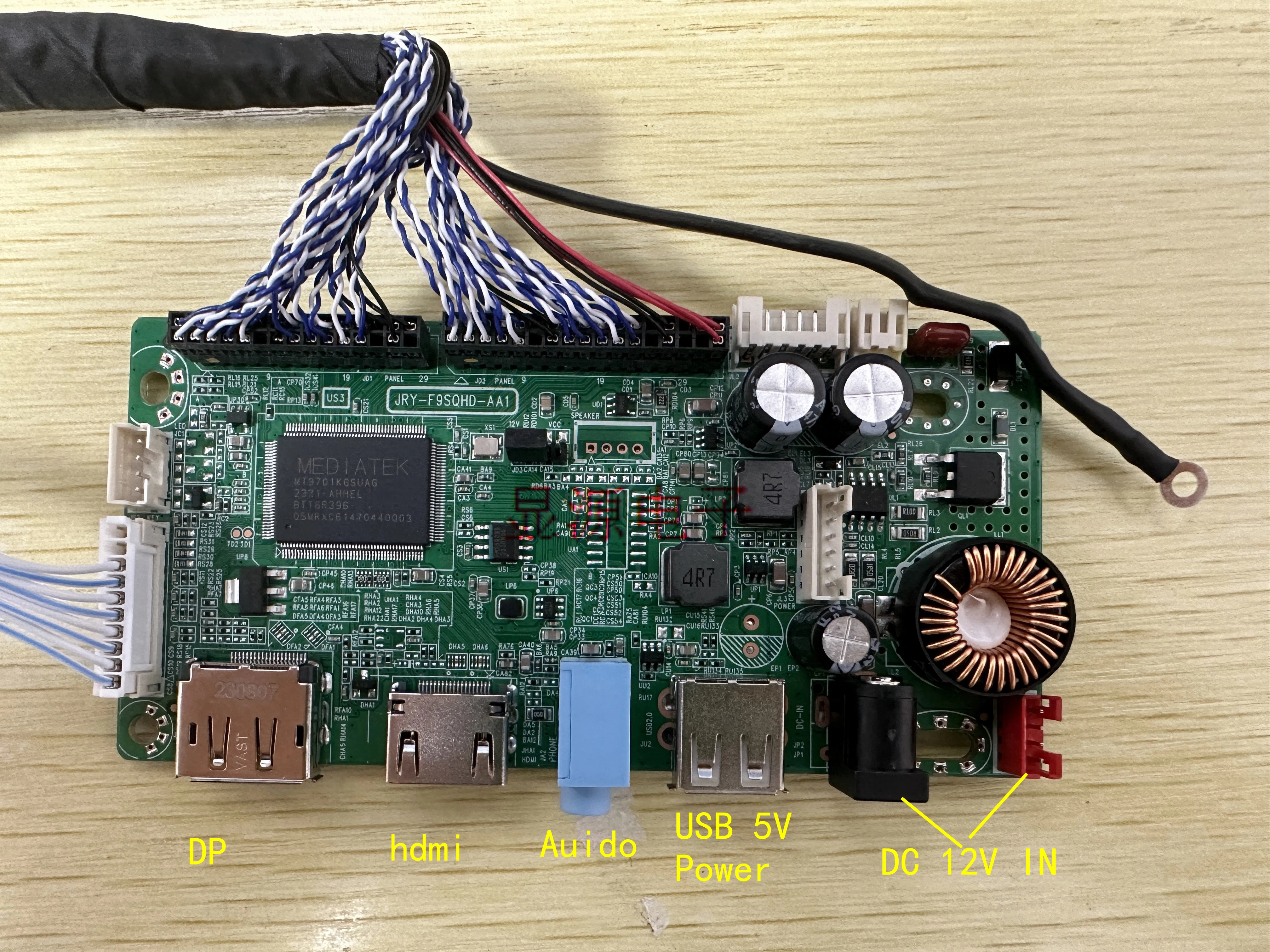 LSM236HP02-G LCD 스크린 드라이버 보드용 키트, 초고 주사율 매트릭스 제어 마더보드, DP HDMI, 1920x1080, 144Hz