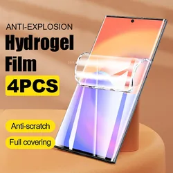 4Pcs Soft Full Cover Hydrogel Protective Film - Not Glass - Hydrogel Film (Galaxy S10 5G)