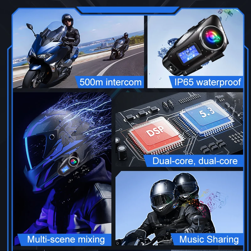 Helmet Wireless Bluetooth Intercom