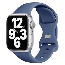 Premium Soft Silicone Smartwatch Band - Versatile Sport Strap Bracelet for 38 40 41 mm M-L (AU)