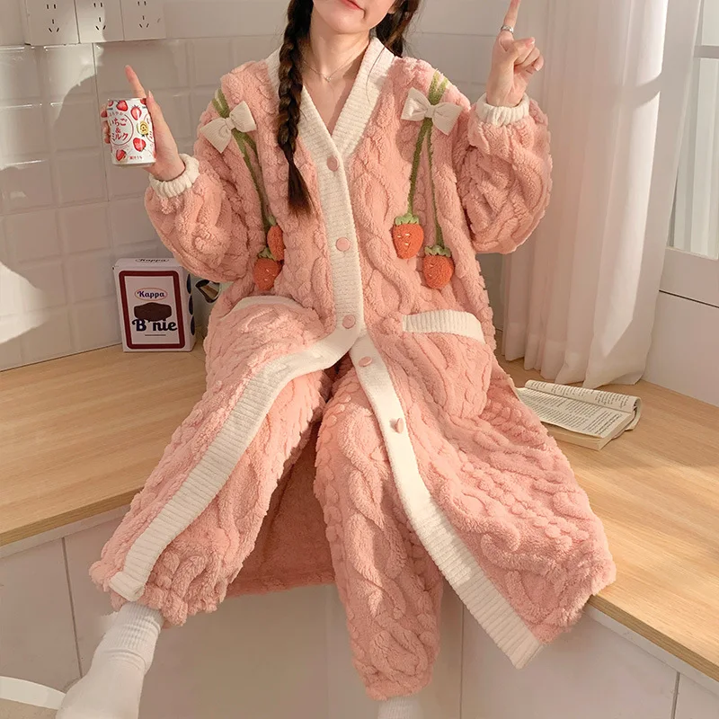 blue dress for baby girl Ladies Thermal Dressing Gown main image 0