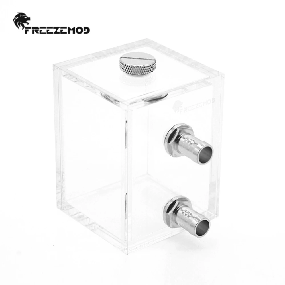 Totalmente Transparente, Mini Watercooler Quadrado, PMMA 200ml, 5mm de Espessura, PC MOD
