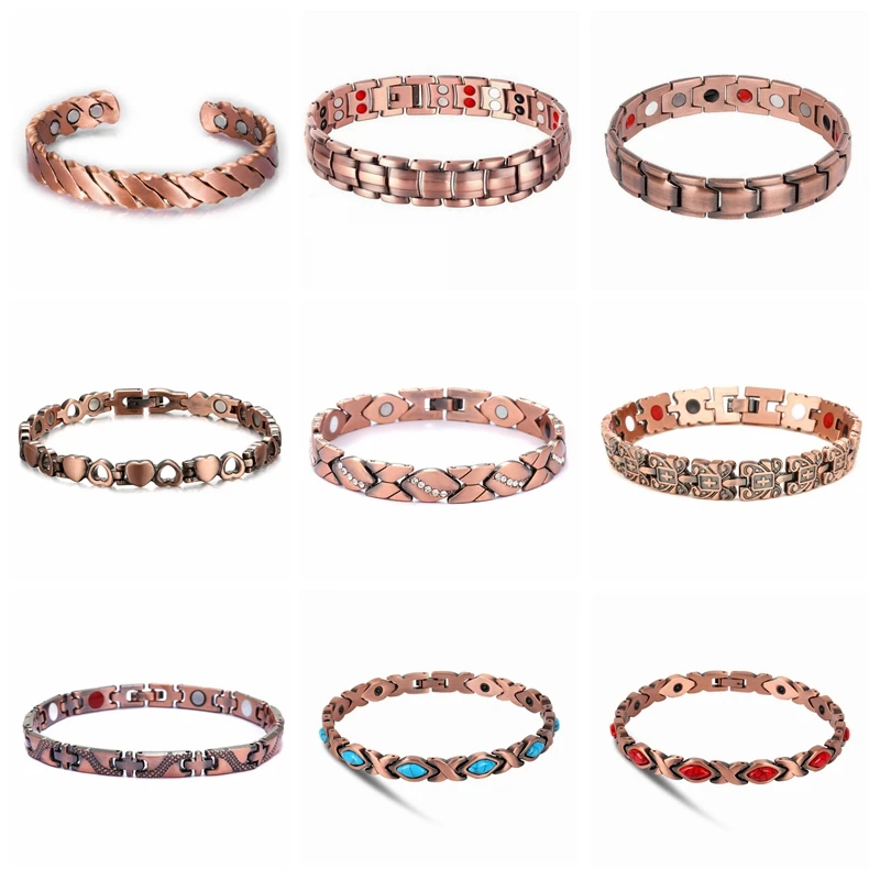 Copper Blood Pressure Accessory Jewelry Copper Bracelets Womens 17 Style Aliexpress