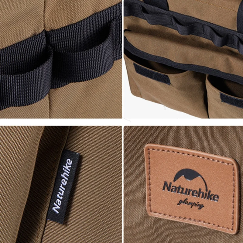 Naturehike 20L Multifunctional Oxford Cloth Folding Storage Basket Portable Outdoor Camping Picnic Multipurpose Sundries Bag