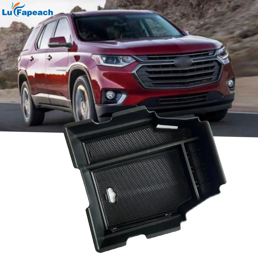 Suitable For Chevrolet Chevy Traverse Central Control Center Car Armrest Storage Box ABS Modified Accessories Interior 2012 2009