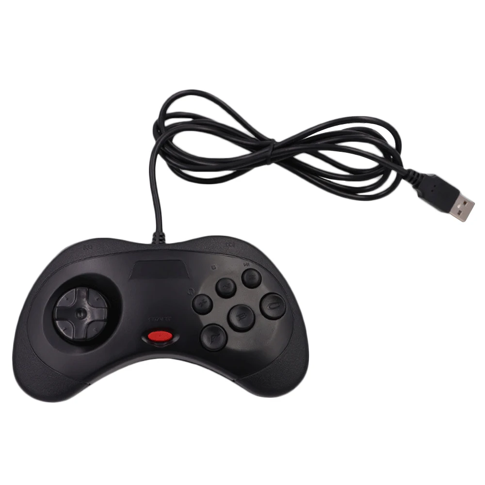 ο USB   е 6 ư  Ʈѷ JoyPad Joystick For Sega for Saturn ý Ÿ Mac  PC 