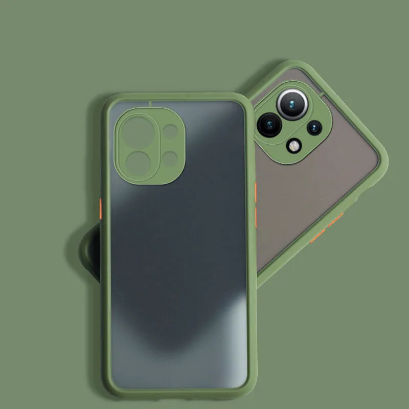 Stylish Contrasting Colors Skin Feel Phone Case Cover