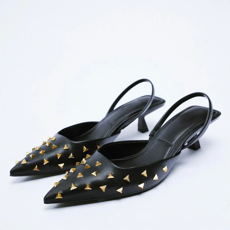 Zara Shoes Women Low Heel Pumps Sandal Zara Zara Femme Women's