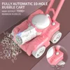 Automatic Lawn Mower Bubble Machine Weeder Soap Maker Blower Baby Activity Walker for Outdoor Kids Toys For Children Gift Boys 5