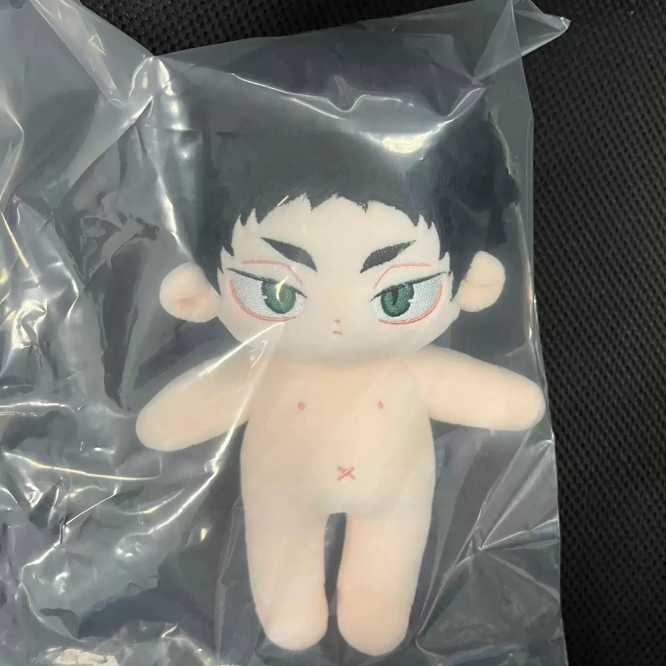 

Haikyuu!! Anime Akaashi Keiji Cute Handsome Boy Cosplay Plush Cotton Body Dress Up Plushie 20CM Gift